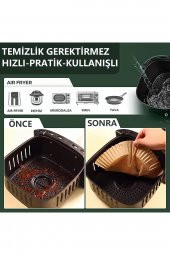 Büyük Boy Fritöz Pişirme Kağıdı XL-XXL  Uygun Air Fryer Tüm Markalara Uygun 20 Adet - 6