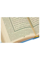 İngilizce Mealli Kuranı Kerim - The Holy Quran - Arabic English - Hafız Boy - Mavi thumbnail 8