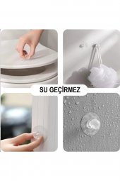 Cam Ayna Dolap Kulpu Çok Fonksiyonlu Kendinden Yapışkanlı Şık Tasarımlı Dekoratif Kulp 2 Adet thumbnail 2