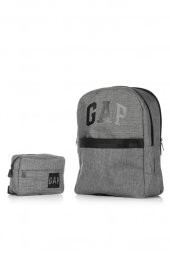 GAP Kids Orijinal Sırt Çantası 2 in 1 Gri Melanj - 5