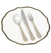 Mikasa Moor Verde Gold 90 Parça Çatal Kaşık Bıçak Seti P050.M101G - 1