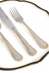 Mikasa Moor Verde Gold 90 Parça Çatal Kaşık Bıçak Seti P050.M101G - 2