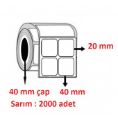 20X40 ECO TERMAL ETİKET 2Lİ ( 2000li ) - 1
