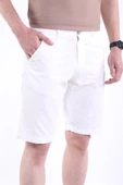 İntersivin %100 Pamuklu Yandan Cepli Slim Fit Erkek Capri- Şort - 2
