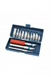 BigSale 13 Adet / Takım Oyma Bıçakları Yapma Polimer Kil Metal Neşter Bıçak Araçları Kiti + Kutusu - 1