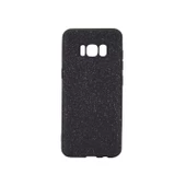 Samsung Galaxy S8 (G950) 360 Derece Slim Premium Simli  Silikon Kılıf Siyah - 1