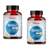 Balen Mag 3 Magnezyum Sitrat & Bisglisinat & Malat 679 mg 60 Kap. x 2 Adet thumbnail 1