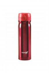 Kırmızı Çelik İçli 500 ml  Termos Matara - 1