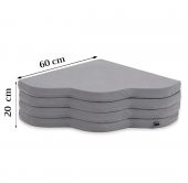 Wellgro Bulut Oyun Matı-Gri - 4