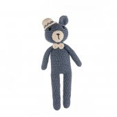 Cuddly Amigurumi Ayıcık Oyuncak-Lacivert - 1