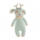 Cuddly Amigurumi Geyik Oyuncak-Mint - 1