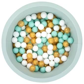 Wellgro Bubble Pops Mint Top Havuzu-Mint/Beyaz/Gold thumbnail 1