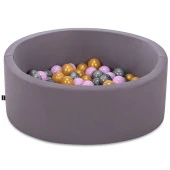 Wellgro Bubble Pops Gri Top Havuzu-Gri/Gold/Lila thumbnail 1