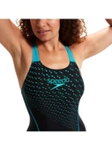SPEEDO MEDLEY LOGO MDLT AF 8-1347406877 KADIN MAYO BLACK/BLUE - 1