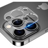 Vendas iPhone 13 Pro Max Uyumlu (13 Pro Max) Temperli Cam Şeffaf Kamera Lens Koruyucu - 1