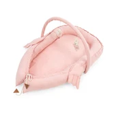 Wellgro Melek Kanatlı Anne Yanı Bebek Yatağı Babynest-Pembe ,İlk Yatağım, Oyuncak Barlı Bebek Yuvası - 1