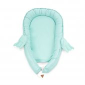 Wellgro Melek Kanatlı Anne Yanı Bebek Yatağı Babynest-Mint ,İlk Yatağım, Oyuncak Barlı Bebek Yuvası - 3