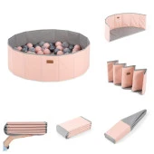 Wellgro Katlanır Aktivite Ve Top Havuzu, 150 Toplu - Pembe - 1