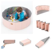 Wellgro Katlanır Aktivite ve Oyun Havuzu, Pembe - 1