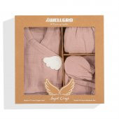 Wellgro Angel Wings Hastane Çıkışı Müslin 5li Yeni Doğan Seti-Pembe - 2