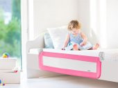 Wellgro Katlanır Yatak Bariyeri 50x120 cm-Pembe - 2