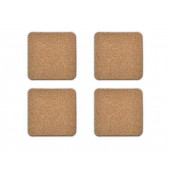 ZNT100BL AHŞAP BARDAK ALTLIĞI 4 ADET ÇİÇEK DESEN 9x9cm - 3
