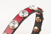 Privilege Swarovski Taşlı Kedi Tasması Kırmızı - 4