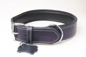 Privilege Hakiki Yağlı Deri Köpek Boyun Tasması XS Lacivert 2x29-37 cm - 1