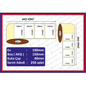 100X150 ECO TERMAL ETİKET ( 250 li ) - 1