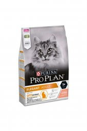 Proplan Elegant Derma Plus Somonlu Tüy Yumağı Önleyici Yetişkin Kedi Maması 1 Kg. Açık Paket - 1