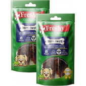 Freshy Beefy Twists Sığırlı Köpek Ödül Maması 2 X 75 gr. (2 Adet) - 1