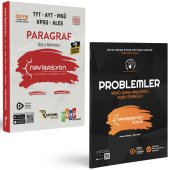 Rasyonel Yayınları TYT AYT MSÜ KPSS Paragraf - Problemler Soru Bankası Seti (2 Kitap) - 1