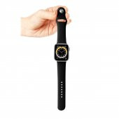 ScHitec 42-49mm Yeni Nesil Apple Uyumlu Akıllı Saat Kordonu Silikon Siyah - 1