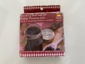 Kilner 12li Set Kavurma Vakum Conta Pişirme Halkası, Cam, Şeffaf, 7 cm x 7 cm x 2,5 cm - 3