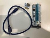 S-link Sl- Ex10 Pcı-E 1x To 16x Sata 6Pin Bitcoin Riser Ekran Kartı Yükseltici - 1