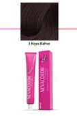 Premium 3 Koyu Kahve - Kalıcı Krem Saç Boyası 50 g Tüp - 1