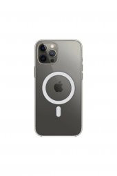 Iphone 13 Pro Kılıf Kamera Lens Korumalı Magsafe Destekli Şeffaf Darbe Emici Sert Kapak - 2