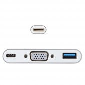 Vcom CU426M Type-C-M To Vga-F Usb 3.0-F Type-C-F Çevirici - 2