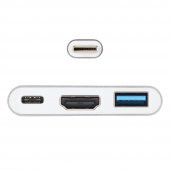 Vcom CU427M Type-C-M To Hdmi-F Usb 3.0-F Type-C-F Çevirici - 2