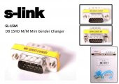 S-link sl-15m Vga erkek-erkek 15pin Dönüştürücü - 1