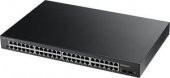 Zyxel GS1900-48HP 24 PORT 10-100-1000 + 24 PORT POE+2xSFP WEB Yönetilebilir Swıtch - 1