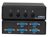 Vcom DD174 4-1 Port Manuel 350MHz Metal Vga Switch - 1