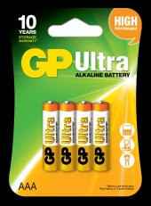 Gp LR03 AAA Boy Ultra Alkalin İnce Kalem Pil 4lü Paket GP24AUMB-U4 - 1
