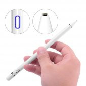 Stylus Kapasitif Dokunmatik Kalem Tüm Cihazlar Telefon Ile Uyumlu Çizim Tasarım Tablet Kalemi - 5