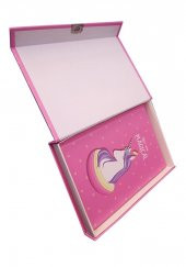 Hatıra Defteri Kilitli Kız Modeli Günlük Defteri Unicorn Hediye Kutulu 100 Yaprak Çizgili 1 Adet Unicorn - 3