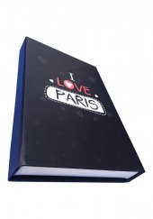 Hatıra Defteri Kilitli Kız Modeli Günlük Defteri Paris Hediye Kutulu 100 Yaprak Çizgili 1 Adet Paris - 1