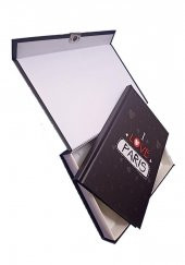 Hatıra Defteri Kilitli Kız Modeli Günlük Defteri Paris Hediye Kutulu 100 Yaprak Çizgili 1 Adet Paris - 2