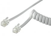 S-link SL-TEL3G 2m Telefon Ahize Beyaz Kordon - 1