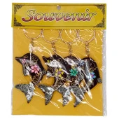 Hindistan Cevizi Yunus Balığı Anahtarlık Dörtlü Hediyelik Paket thumbnail 2