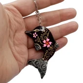 Hindistan Cevizi Yunus Balığı Anahtarlık Dörtlü Hediyelik Paket thumbnail 3